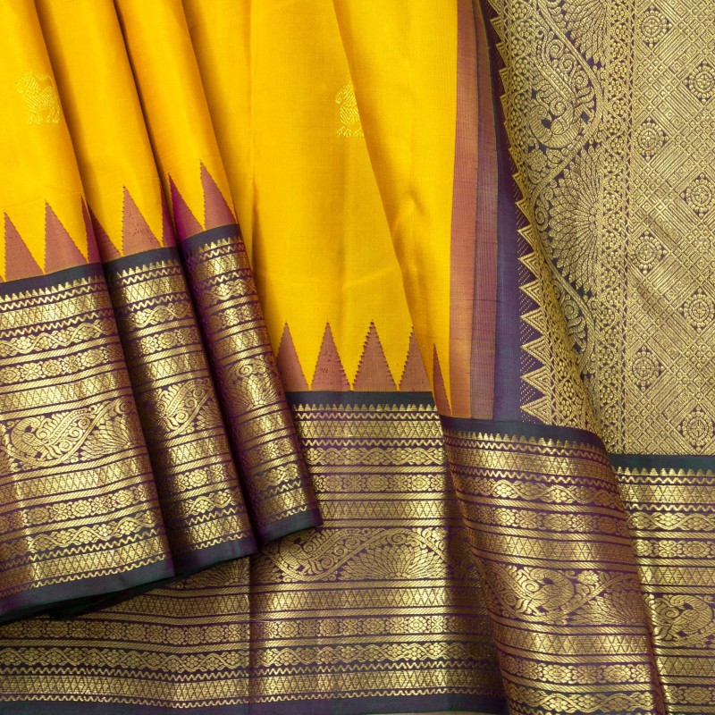 Temple Border Kanchipuram Saree